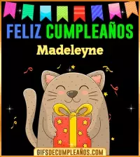 GIF Feliz Cumpleaños Madeleyne